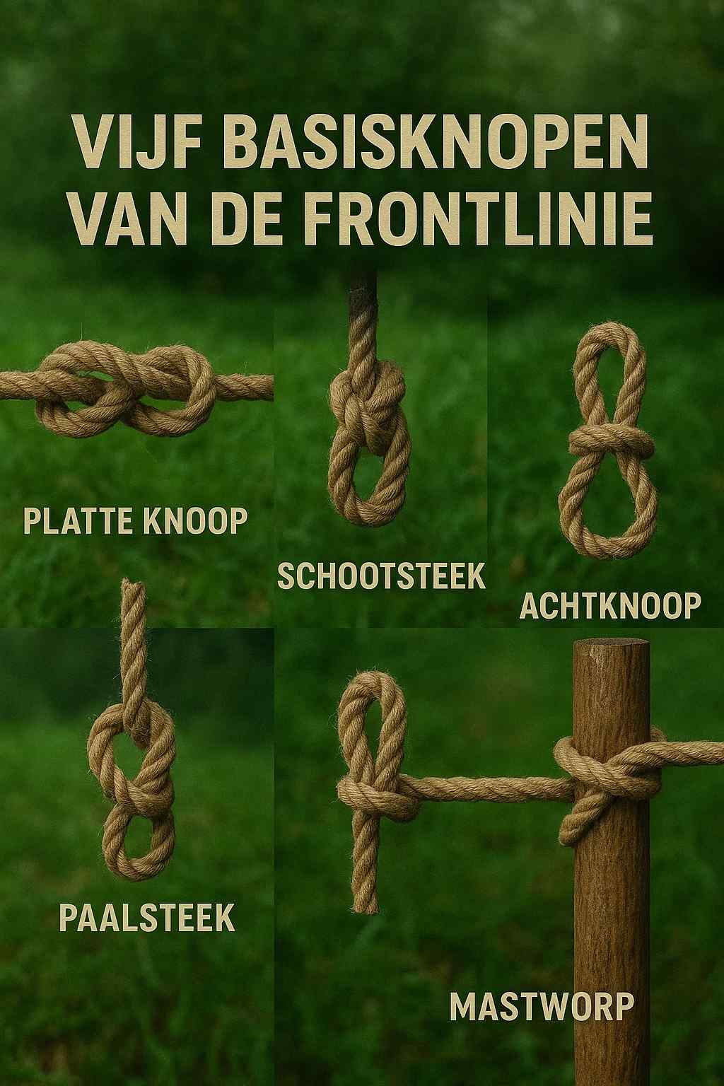 De 5 basisknopen van De Frontlinie